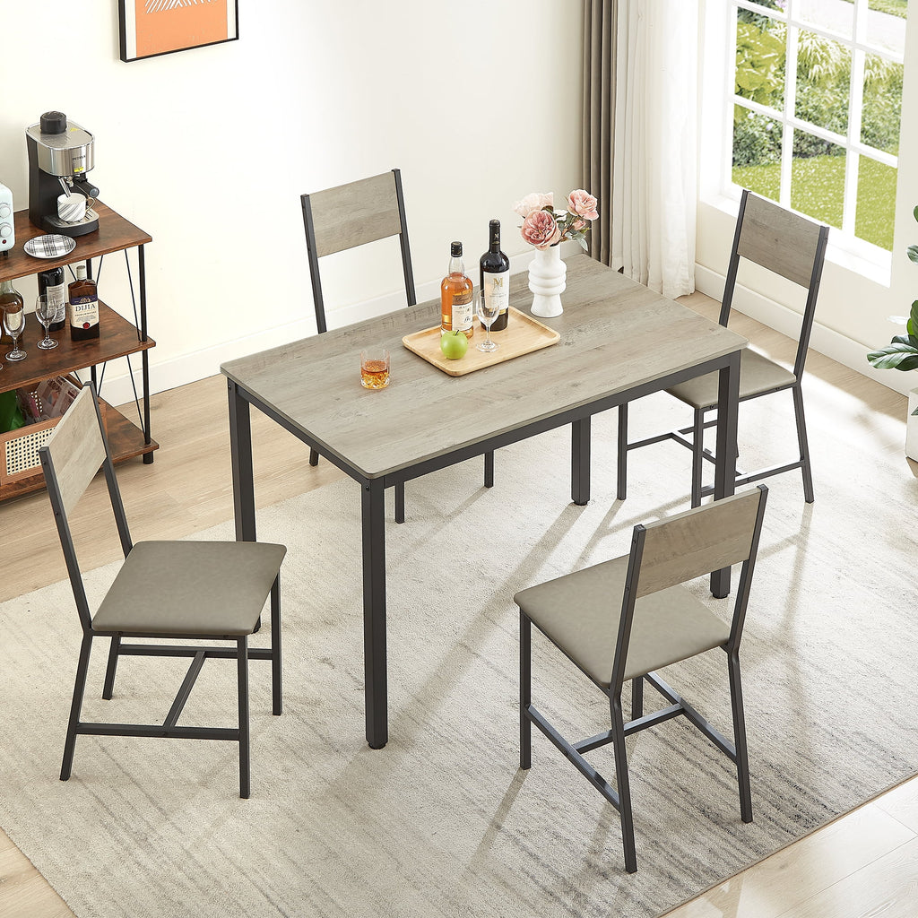5-Piece Dining Room Table Set with 4 Chairs L110760