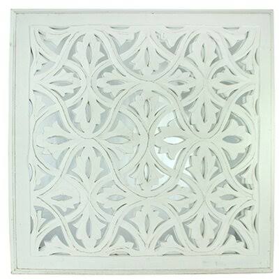 White MDF Panel Wall Decor Q40176