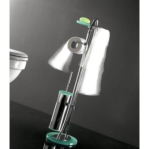 Pink Free Standing Toilet Brush Set I9716