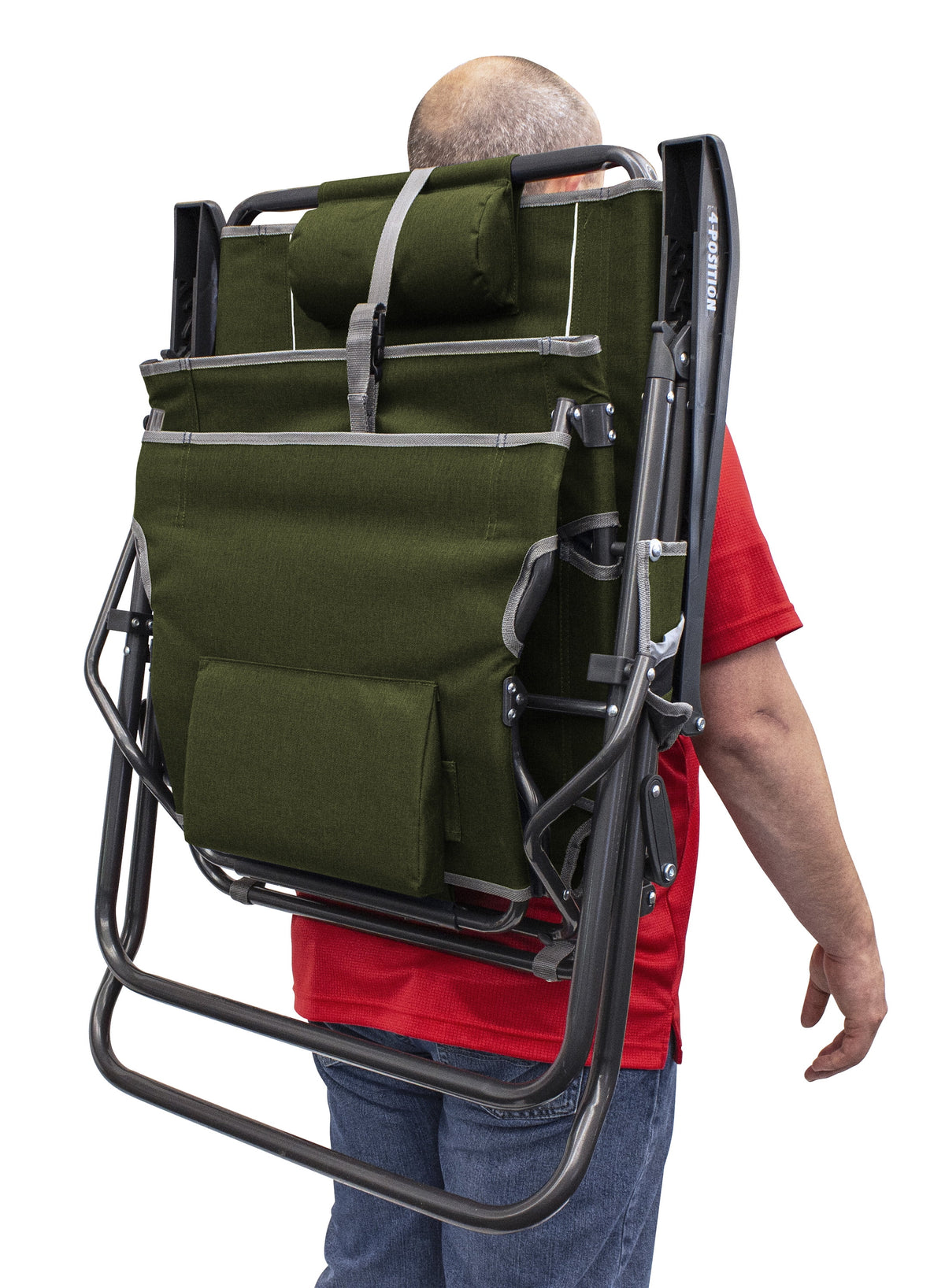 Adjustable Folding Recliner Camping Chair W7632