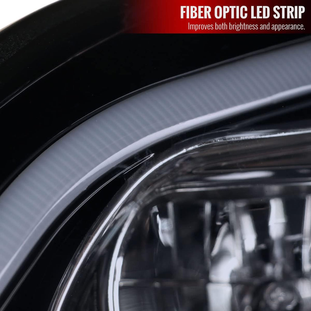 Smoke LED Projector Headlights F318