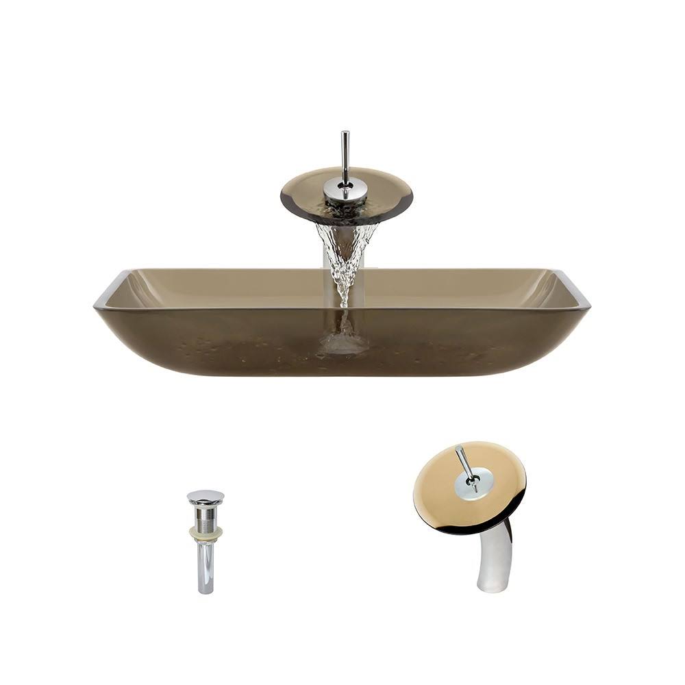 Taupe Chrome Vessel Faucet Z7171