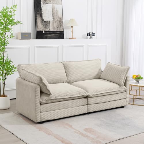 Oversized Modular Sectional Sofa with Movable Ottoman K514
