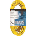 Yellow Flat Vinyl Extension Cord 14/3 x 50' T6930