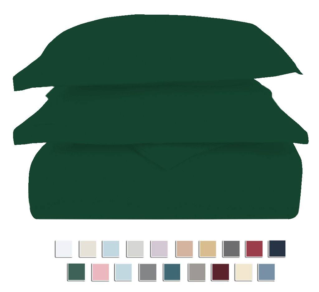 King Pine Green 100% Long Staple Cotton Duvet Cover Set F6641