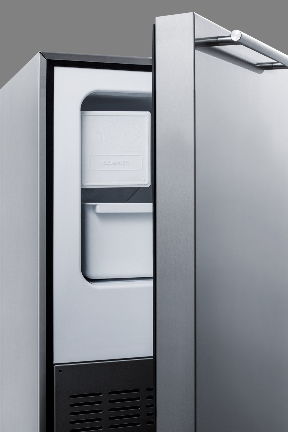 Undercounter ADA Compliant Manual Defrost Icemaker with Stainless Steel Exterior Z664290