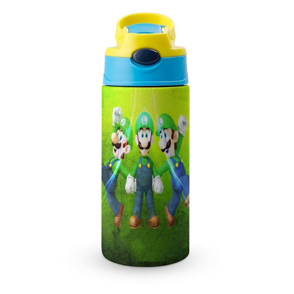 Insulated Stainless Steel Water Bottle with Straw H174384
