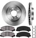 Premium 5 Lug Brake Rotors + Pads + Clips B910096