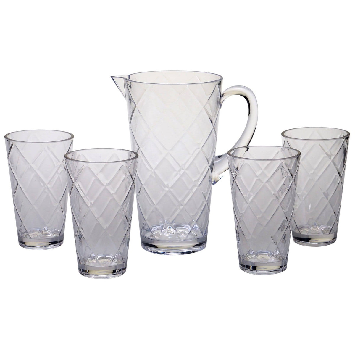 Clear Acrylic 5-Pc. Drinkware Set N5252