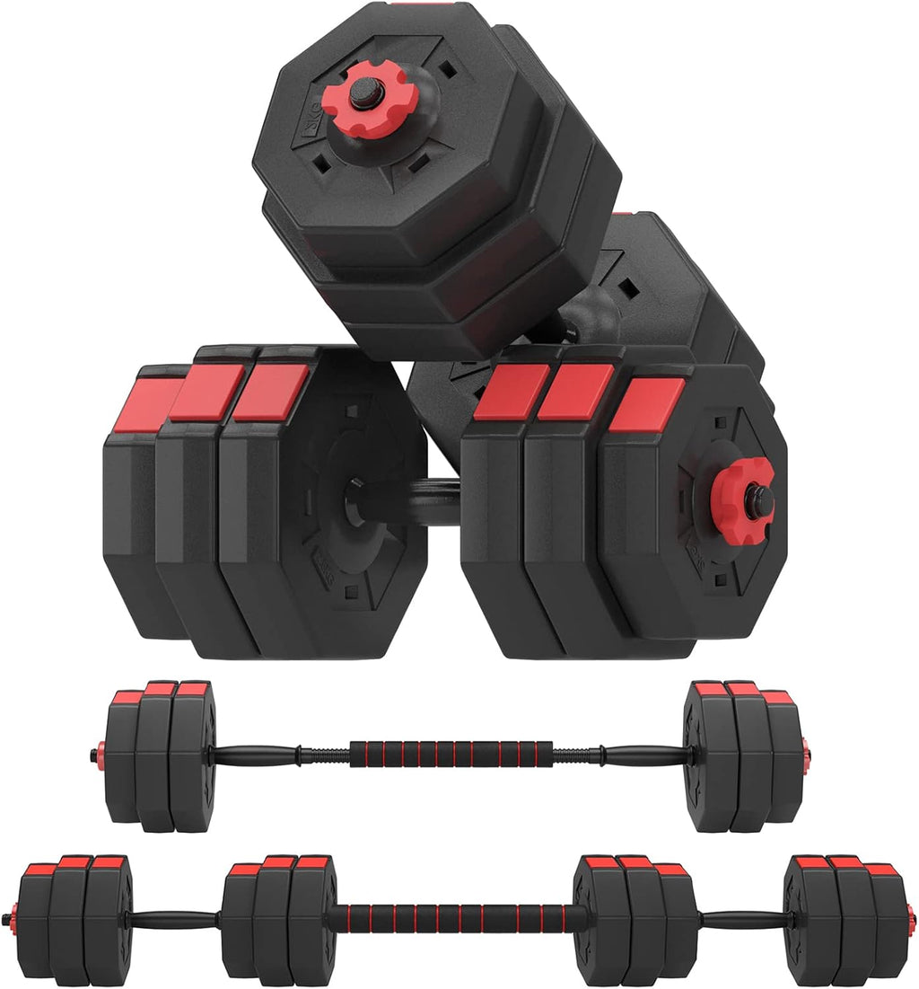 Adjustable Dumbbells with Connecting Rod, Pack of 2 C1996