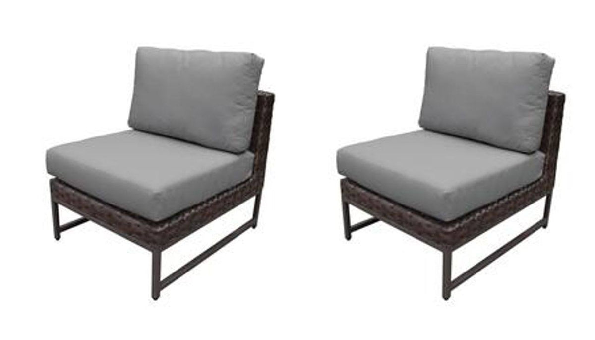 Grey Armless Sofa B403
