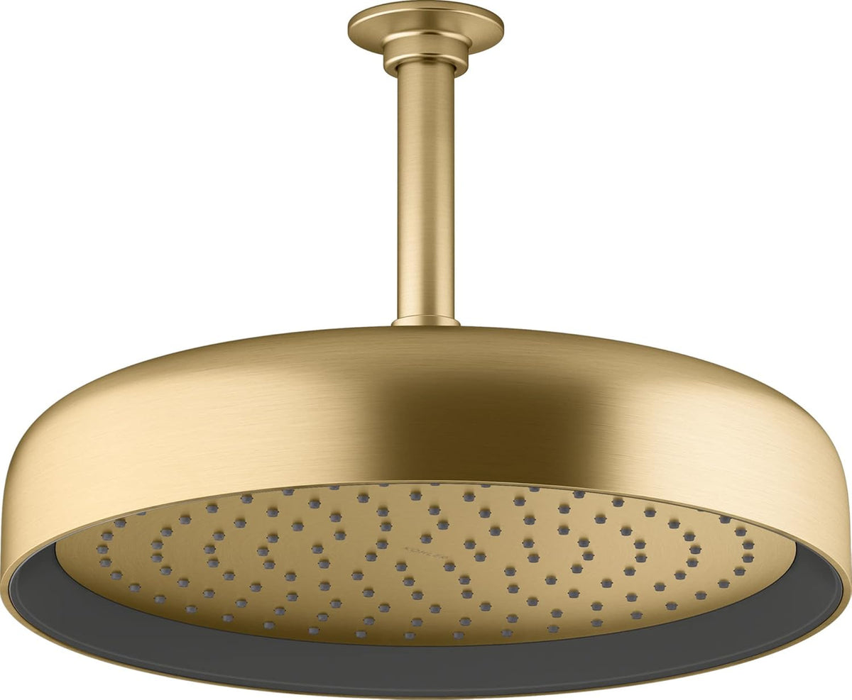 Vibrant Brushed Moderne Brass Showerhead B4425