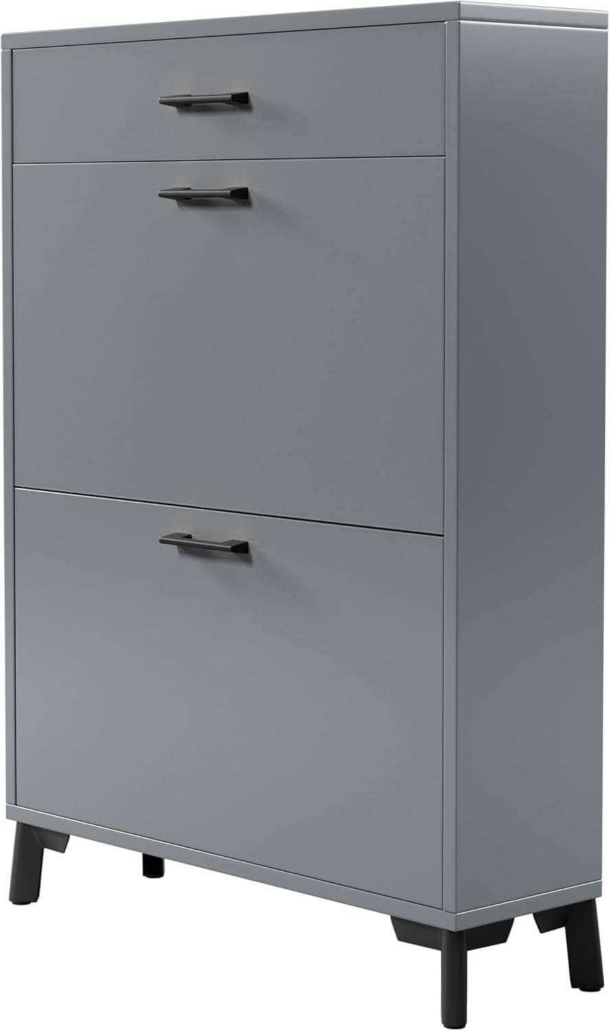 Gray 32" Slim Shoe Storage Cabinet Z4398