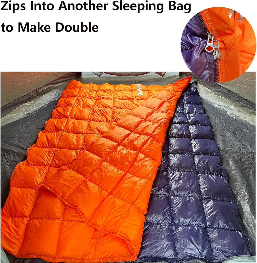 600 Fill Down Ultralight Envelope Sleeping Bag D5111