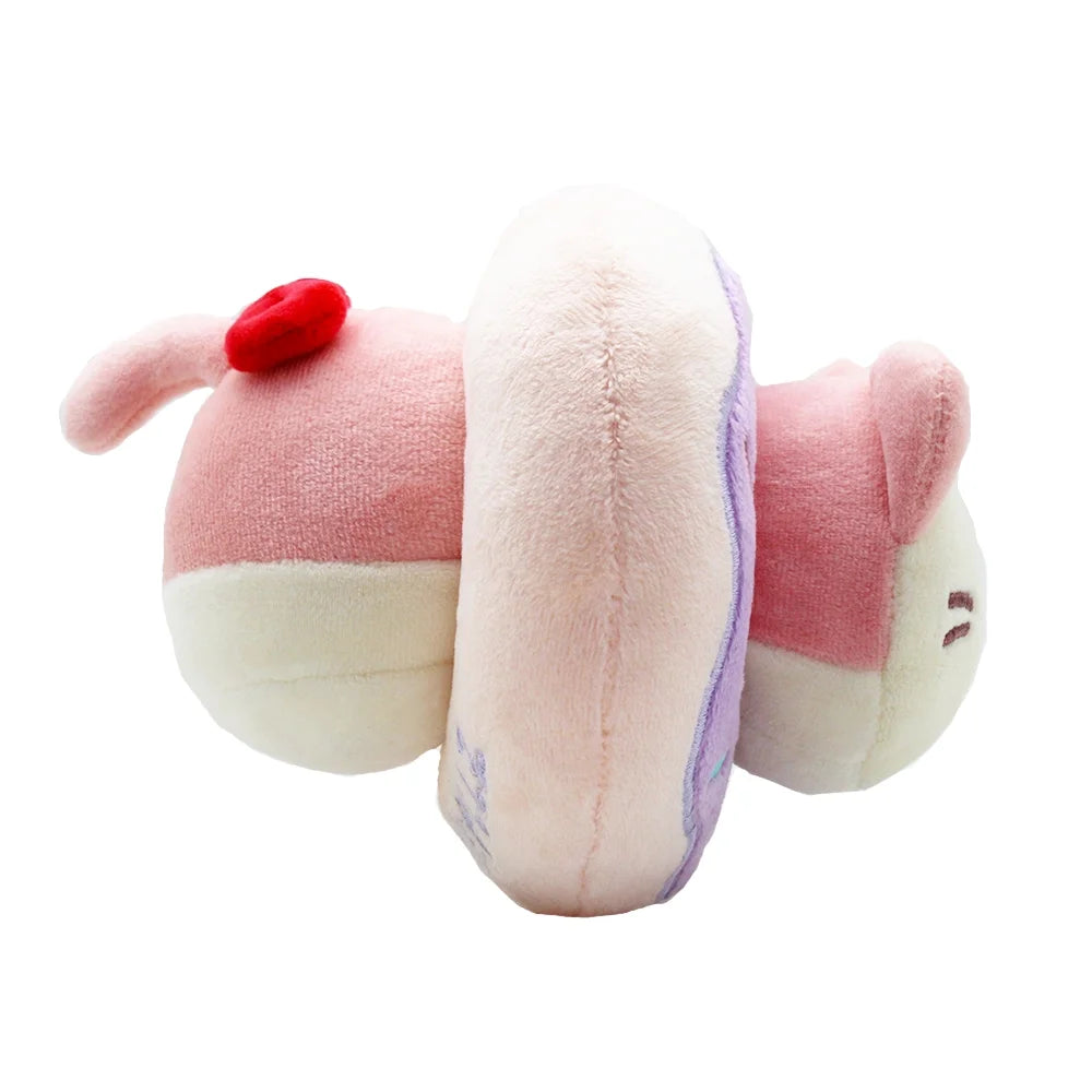 6” Small Squishy Donut Blanket Plush Cat Stuffed Animal Toy K966694