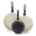 Black Ceramic Nonstick 7", 9.5" and 11" Frypan Set I50367
