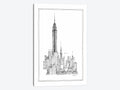Empire State Print Canvas Art D4573