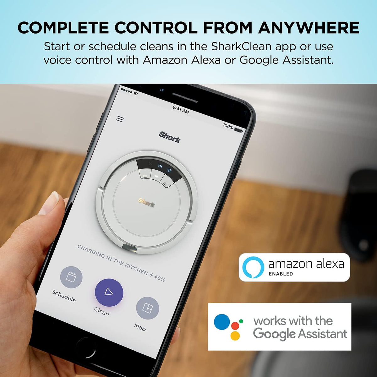 White Robot Vacuum M610