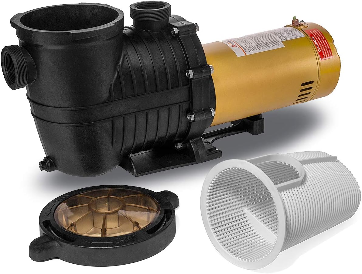 1.5HP Inground Pool Pump 5280GPH 1.5" NPT 220V Dual Speed X30267