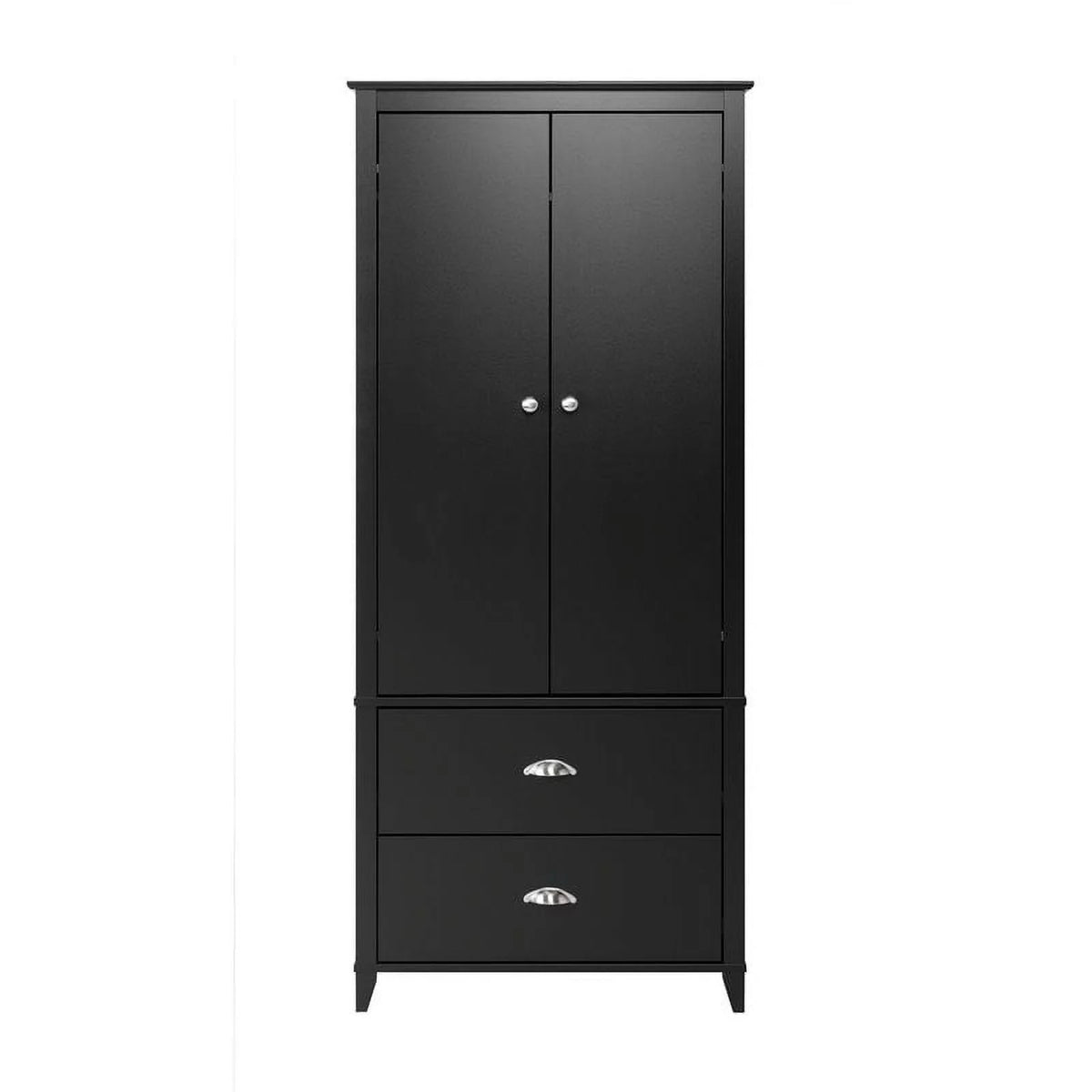 Black Wardrobe Armoire V606