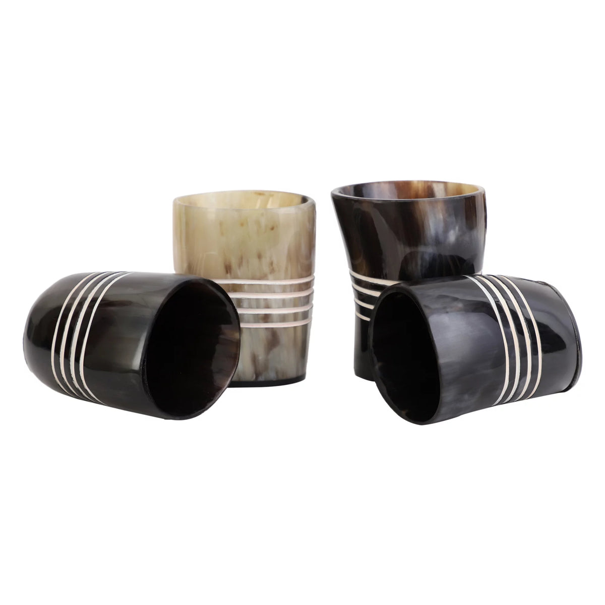 Drinking Horn Cups Set Of 6 L14851