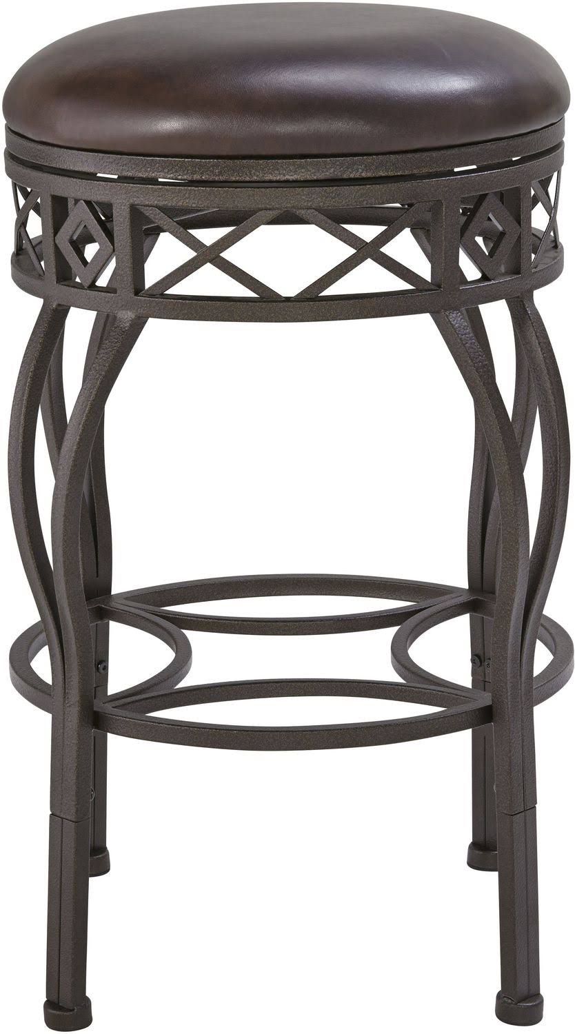 Brown Metal Frame Barstool K97242