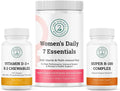 Vitamin D3+K2 Chewables & Super B-100 Complex Bundle M49424