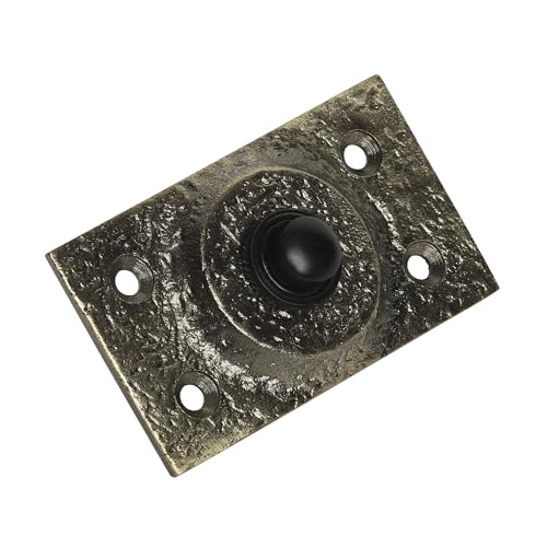 Black Powder Coated Iron Doorbell T4887