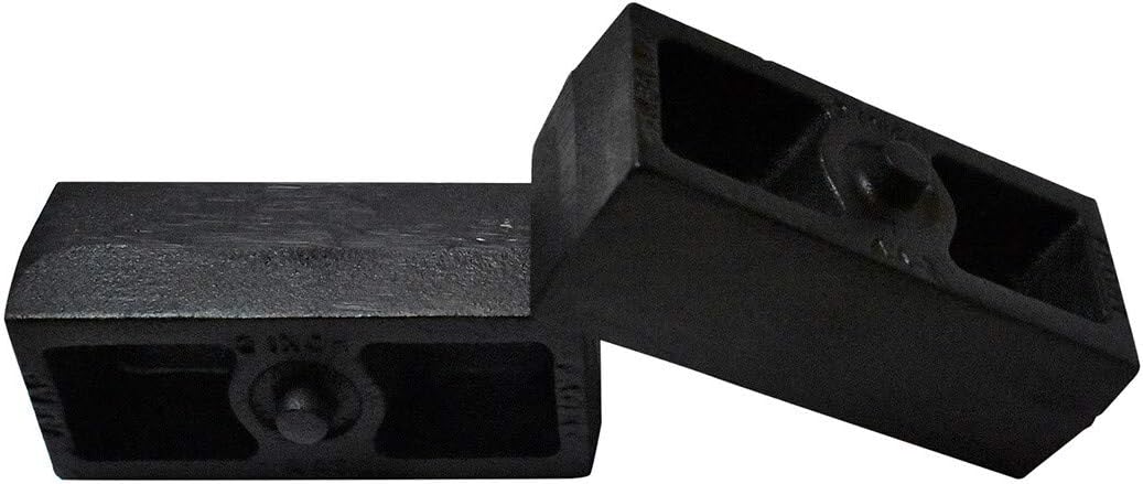 2 Rear Suspension Lift Solid Cast Iron Blocks with 11 Round Leaf Spring Axle U Bolts Q883