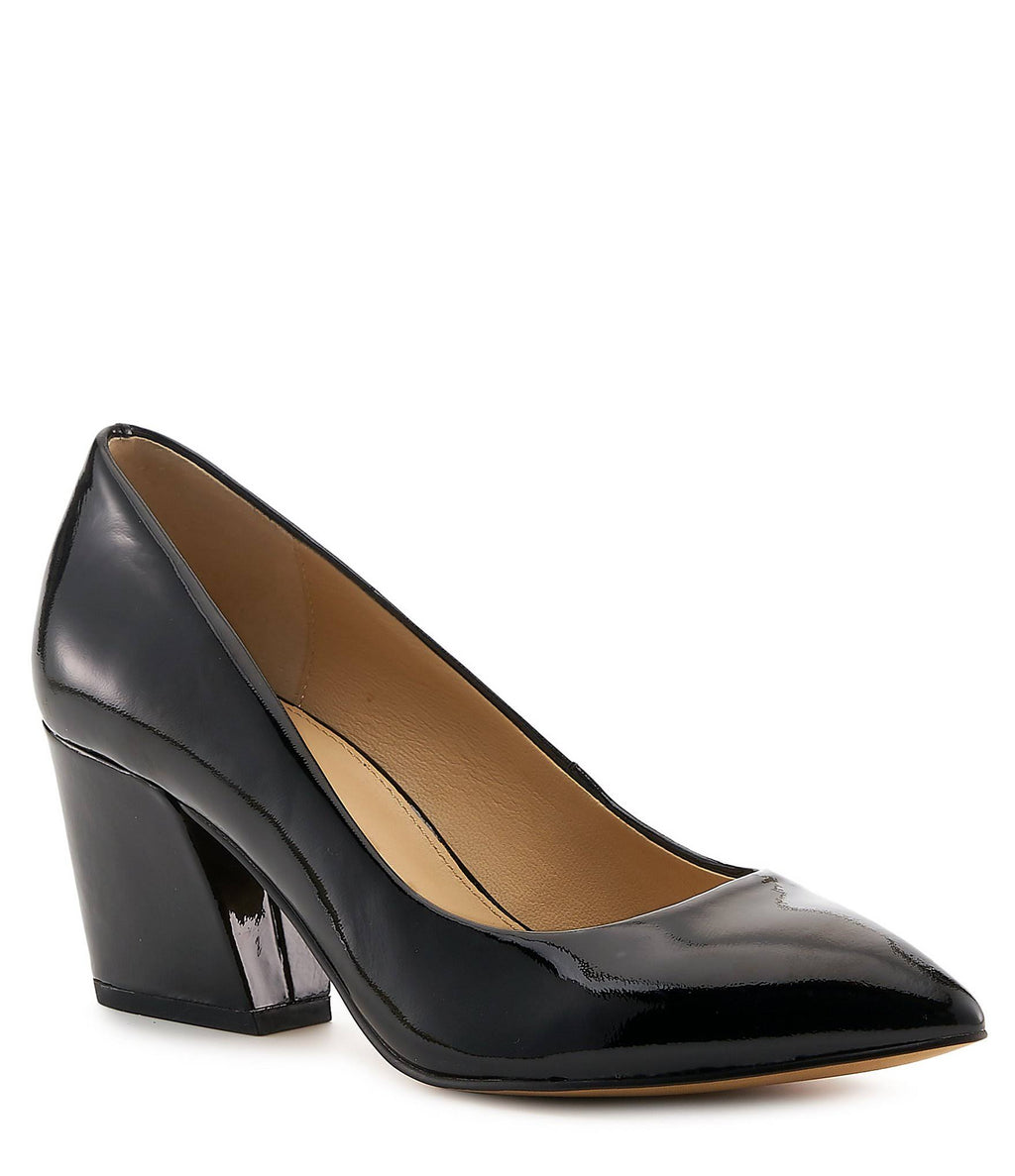 Black Patent Stella Pump B777