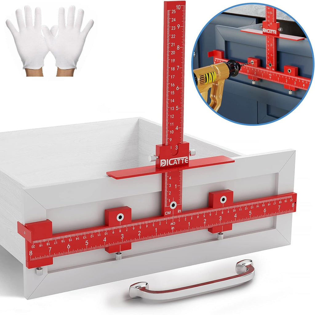 Red Thickened Aluminum Alloy Cabinet Handle Jig L1598