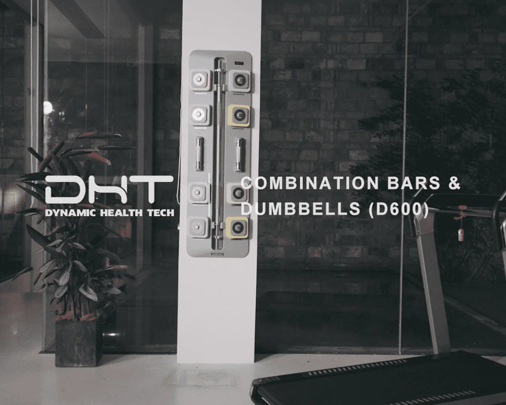 Adjustable Wall Mount Dumbbell & Barbell Set H8653