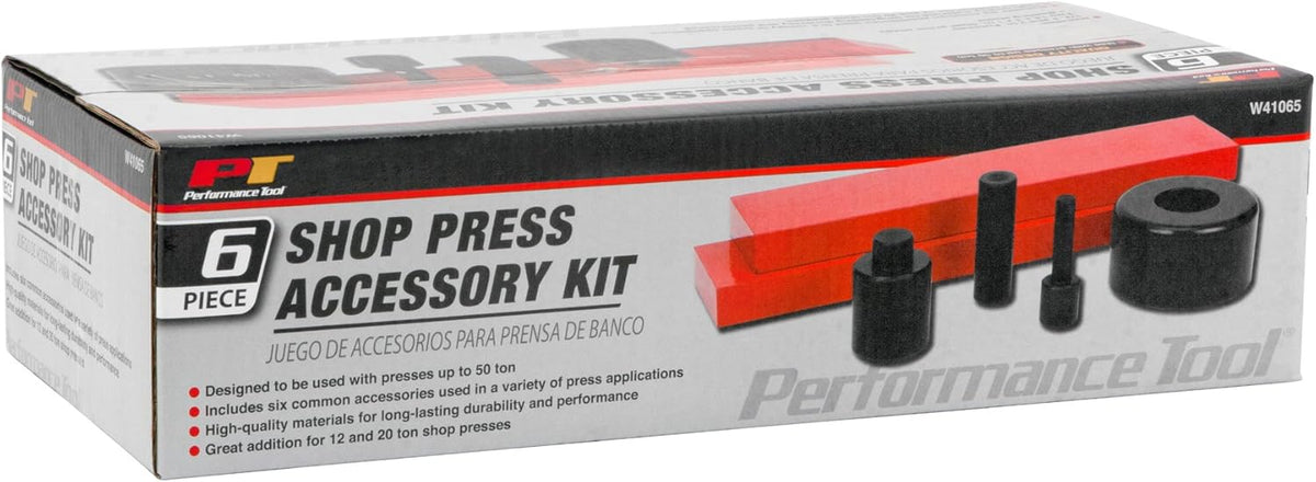 6-Piece Shop Press Accessory Kit Q6542
