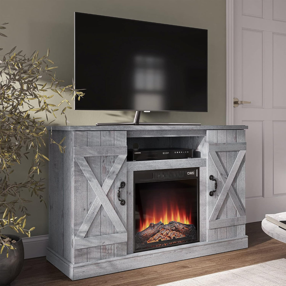 47 Inch Electric Fireplace TV Stand B161