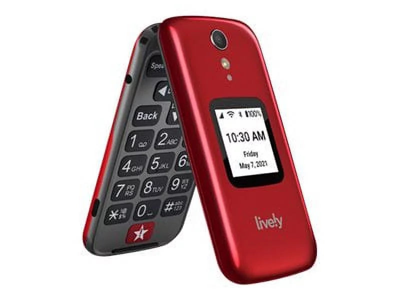 Red Flip2 Cell Phone Z263