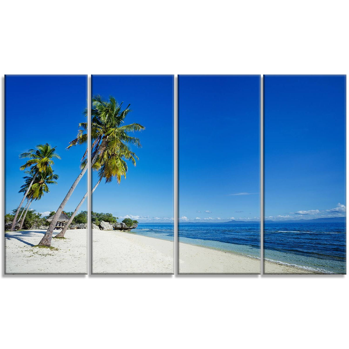 Canvas Artwork Print 60 in. Wide x 28 in. High 5 Equal Panels T45456
