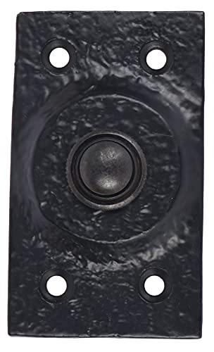 Black Powder Coated Iron Doorbell T4887