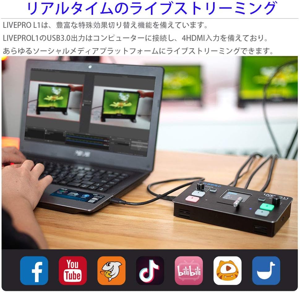 4 xHDMI Inputs Video Mixer with 2" TFT Display I663