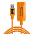 16' USB 3.0 Active Extension Cable Orange Y2059