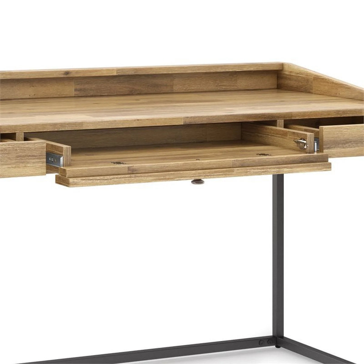 60" Solid Wood Modern Computer Desk Y688