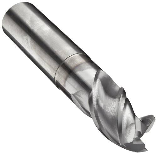Carbide Corner Radius End Mill, TiCN Finish, 3-Flute O582