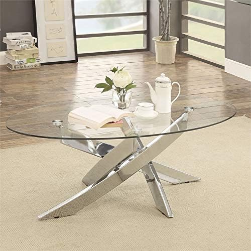 Chrome Metal Coffee Table U934