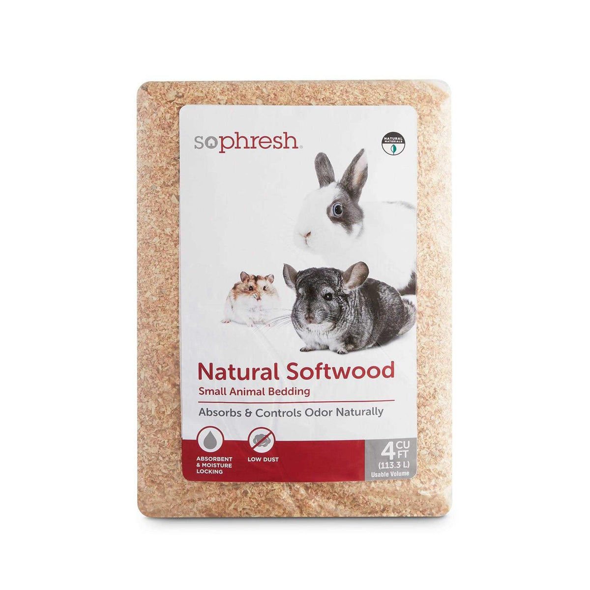 Natural Softwood Small Animal Bedding V911