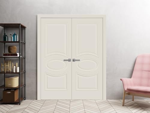 48 x 84 inches Solid French Double Doors H523