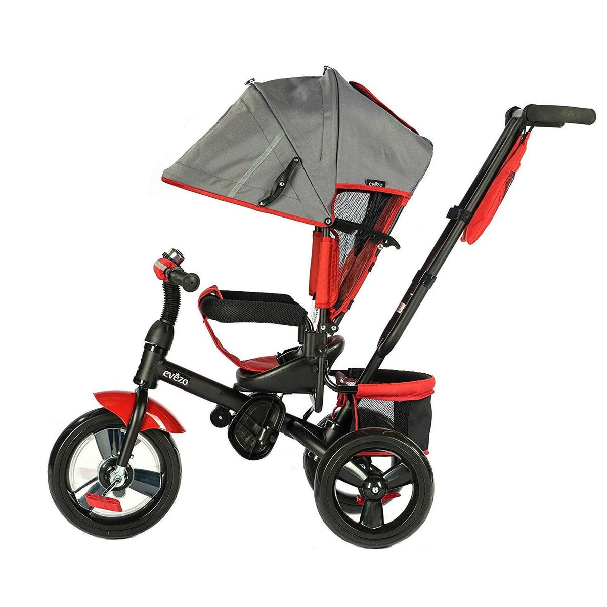 4-in-1 Stroller Trike with Full Canopy (Pink) V9497