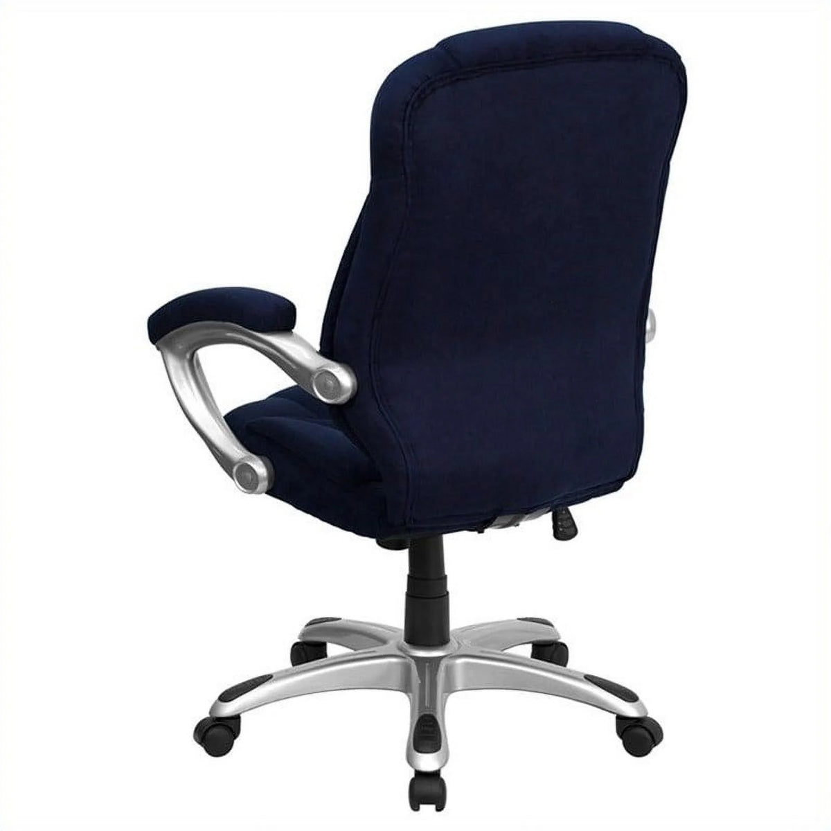 Navy Microfiber Upholstered Office Chair U348563