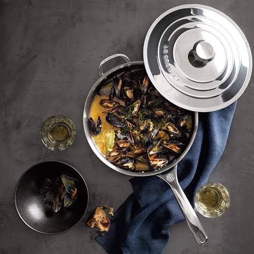 4.5-Quart Stainless Steel Saute Pan with Lid R699