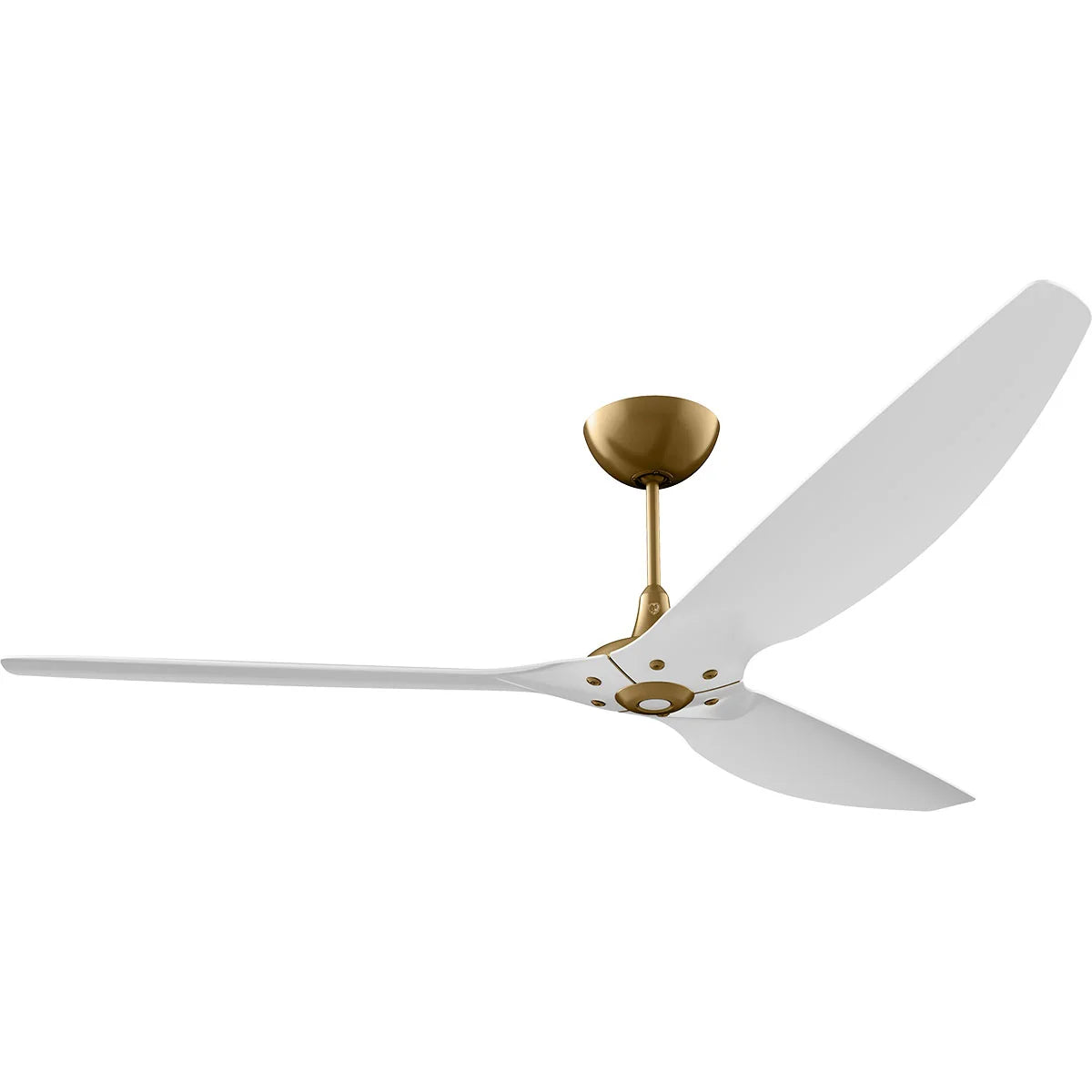 84 Ceiling Fan with White Blades and Gold Finish Y899