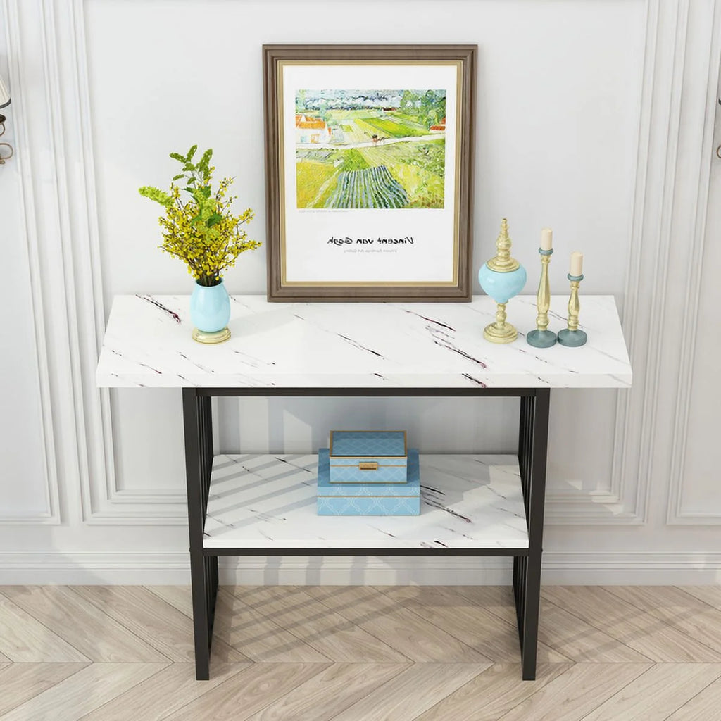 42-Inch Faux Marble Entryway Table H99618
