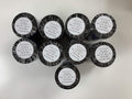 Black Standard Resin-Enhanced Wax Thermal Transfer Printer Ribbon 9-Rolls B690